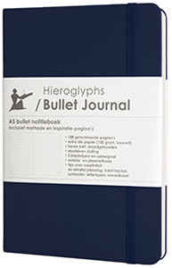 Nederlandstalige Bullet Journal Methode A5 notitieboek, harde kaft, roze