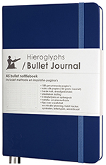 bulletjournals notitieboeken notebooks dotted blue