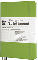 bullet journal notitieboek lichtgroen