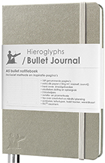 bullet journal zilver notitieboek notebook silver